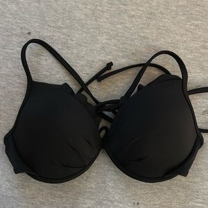 Victoria's Secret Black Bombshell Bikini Push Up Bra 32C Cup